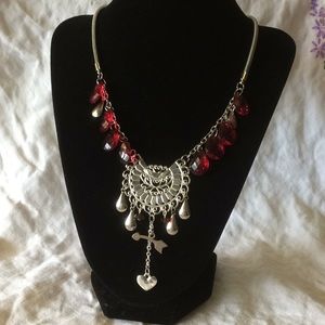 Handmade from reclaimed jewellery necklace